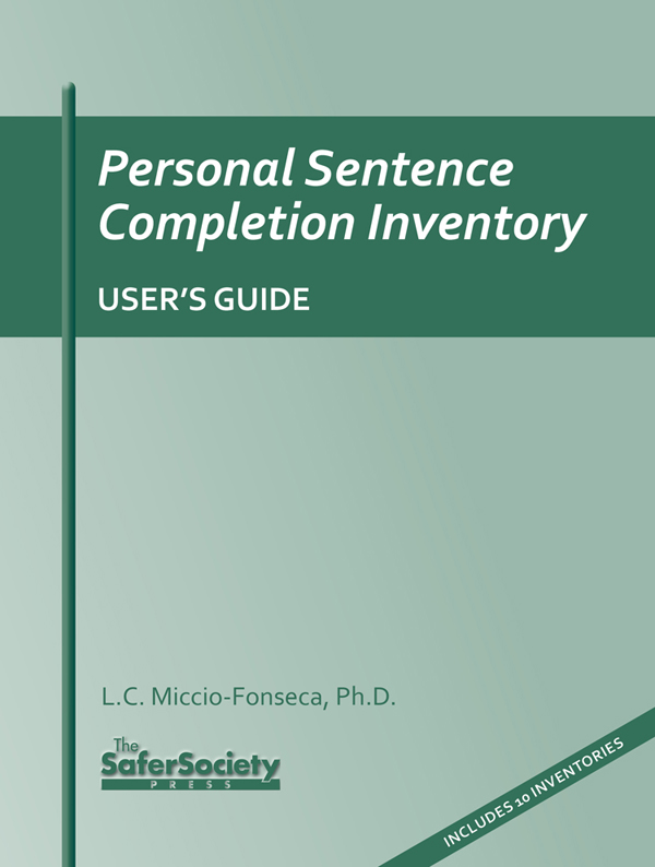 Personal Sentence Completion Inventory User's Guide