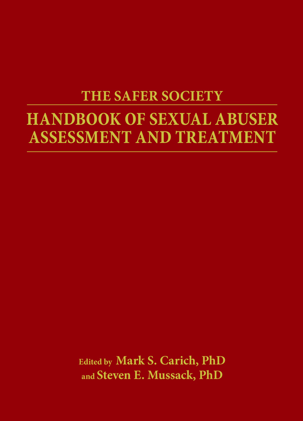 Assessment and Treatment of Sex Offenders A Handbook 