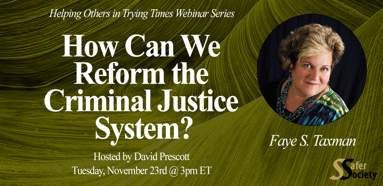 Webinar - How Can We Reform the Criminal Justice System?