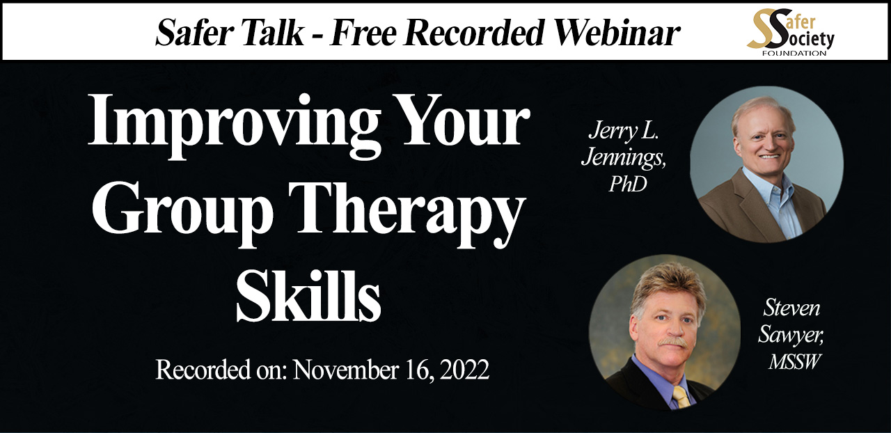 Webinar - Improving Your Group Therapy Skills 