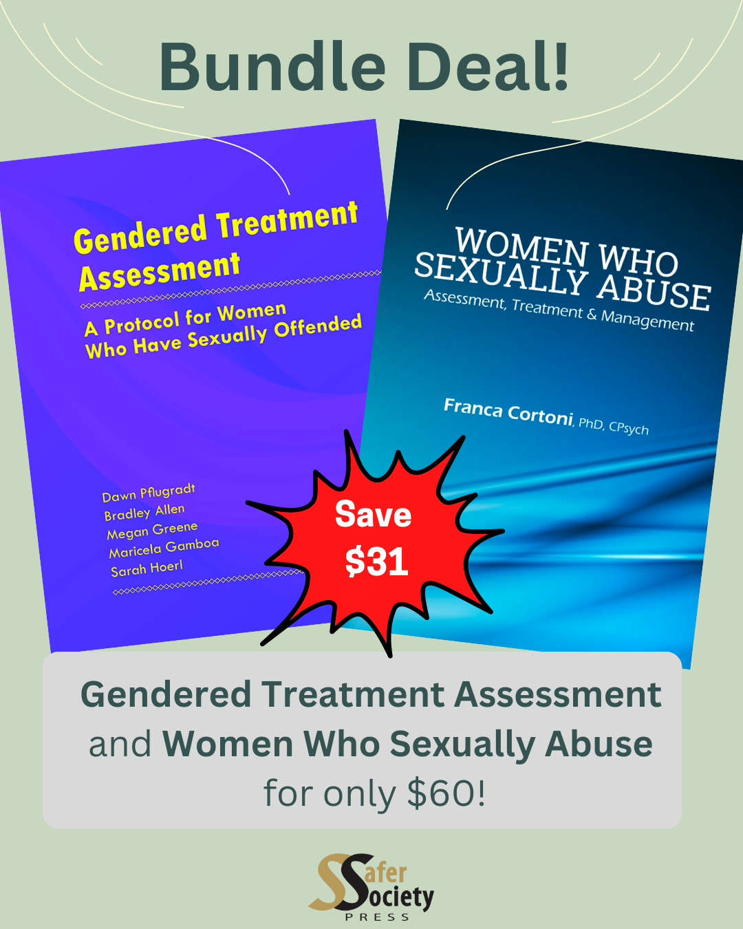 Bundle: Gendered Treatment Assessment & Women Who Sexually Abuse