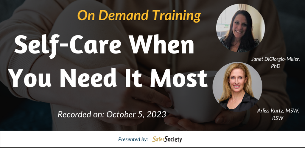 Online Training: Self-Care When You Need It Most